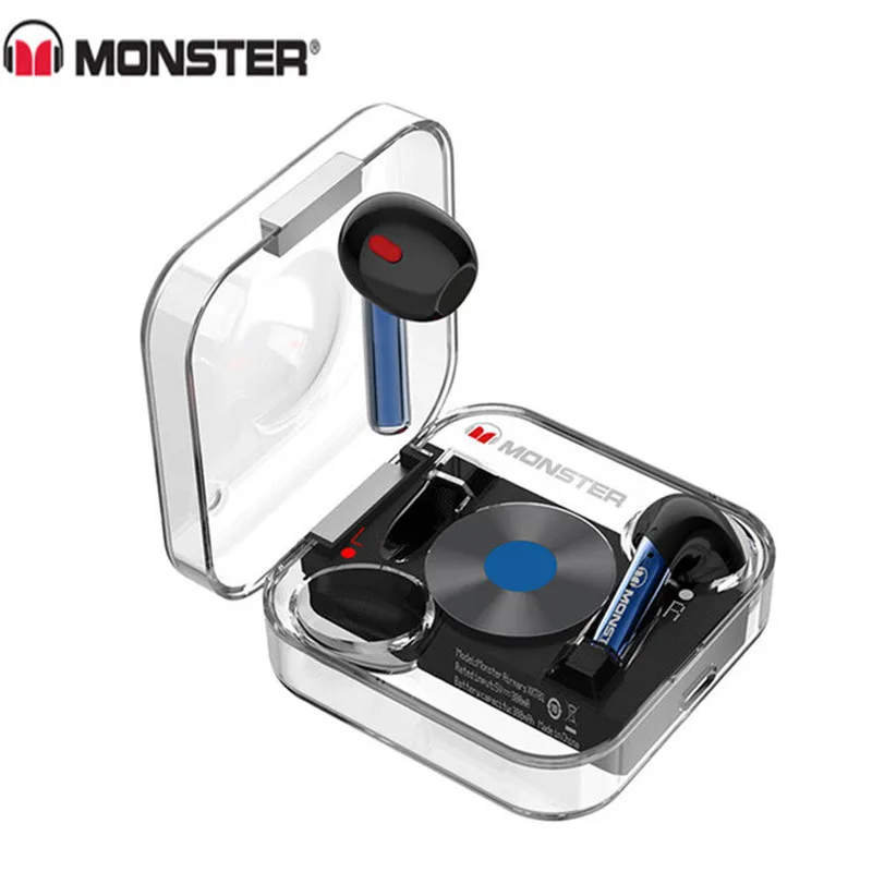 Monster Original XKT01 Noise Reduction Sports Earbuds TWS Bluetooth 5.2 Earphones HIFI Stereo Wireless Headphones 2023 New