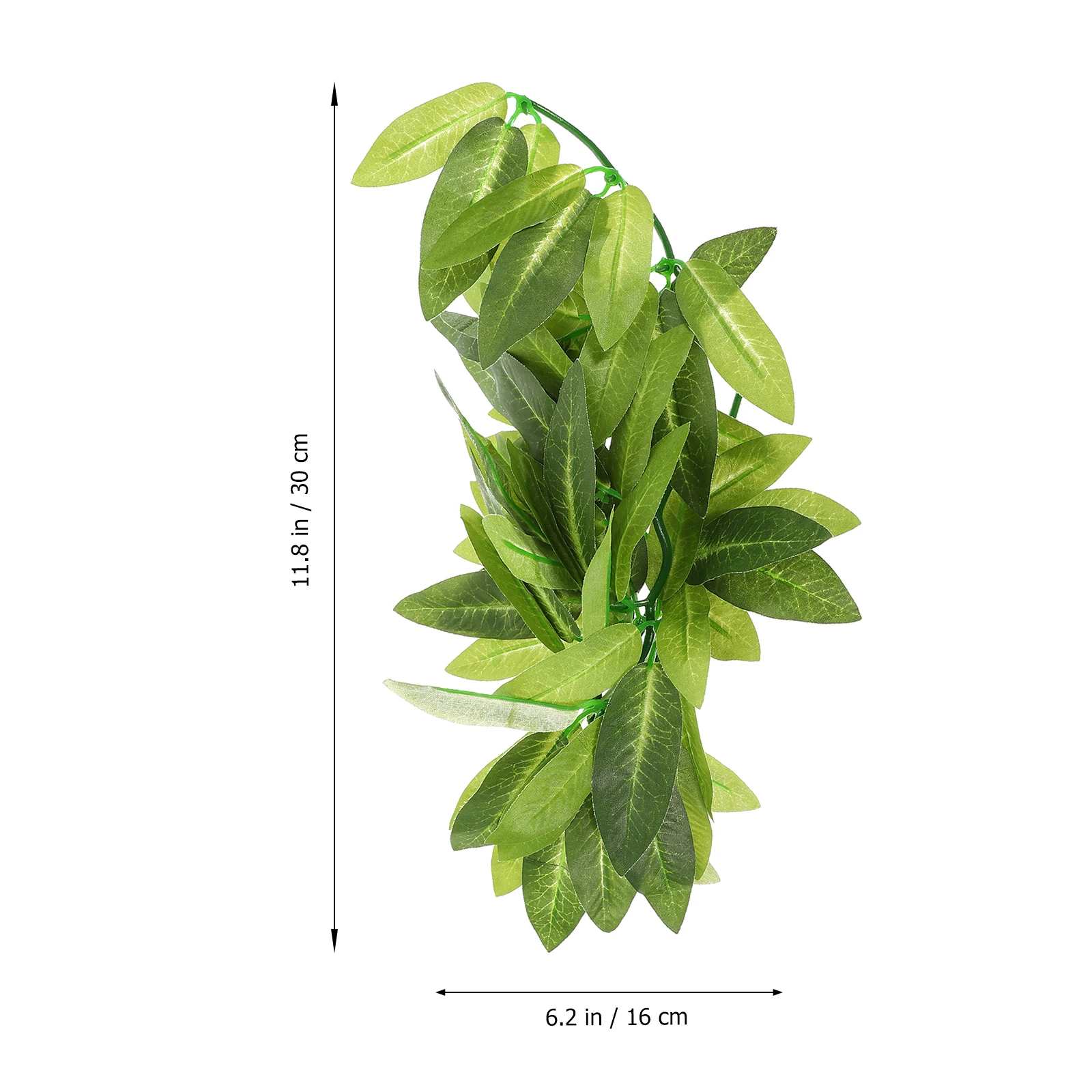 

3Pcs Reptile Fake Leaves Simulated Terrarium Plants Decorative Aquarium Fish Tank Ornaments Terrarium Plants Reptile Fake Leaves