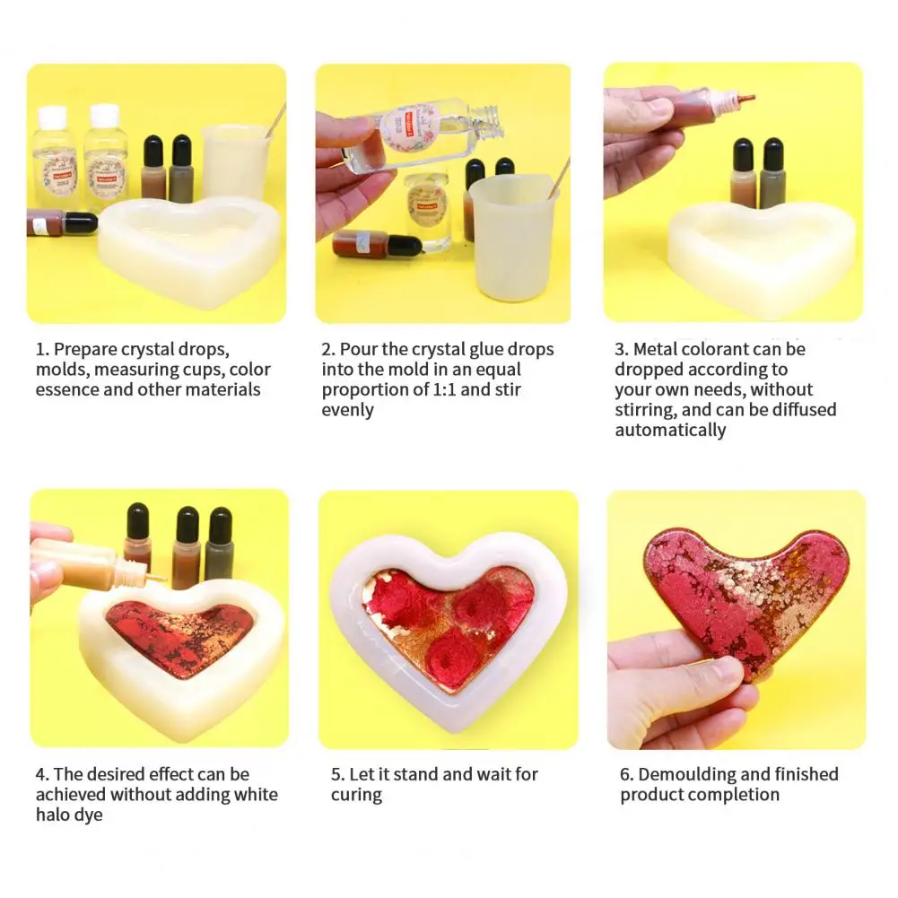 10ml Colorant Dye Ink Diffusion Pigment DIY 3D Ink Metal Pigment Alcohol Liquid Colorant Colorant Dye Crafts Color Dye Liquid