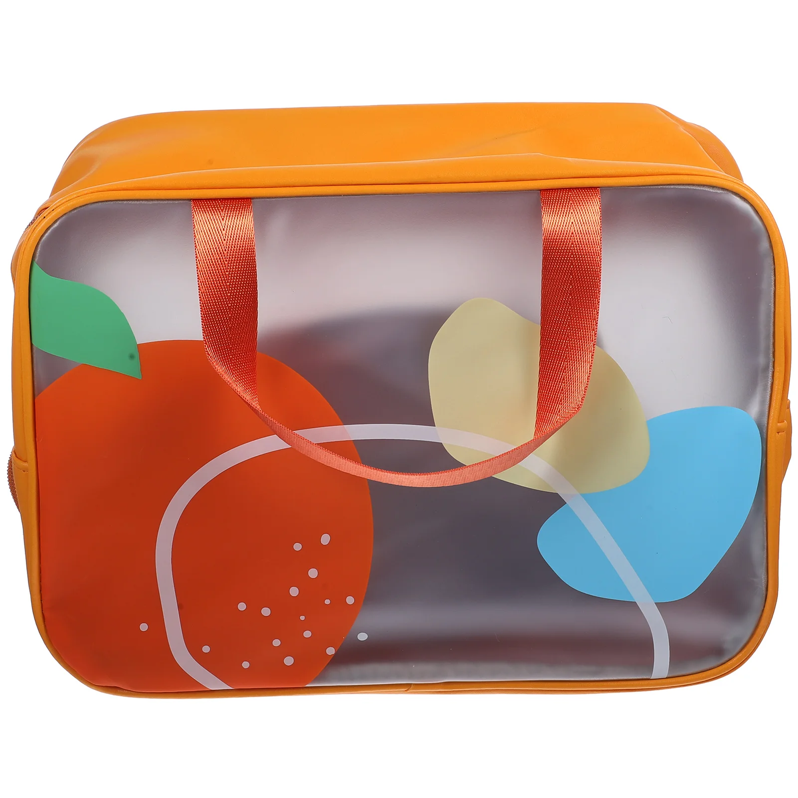 

Waterproof Clear Toiletry With Handle Makeup Organizer Portable Dry Wet Separated For Gym Vacation Hiking Business