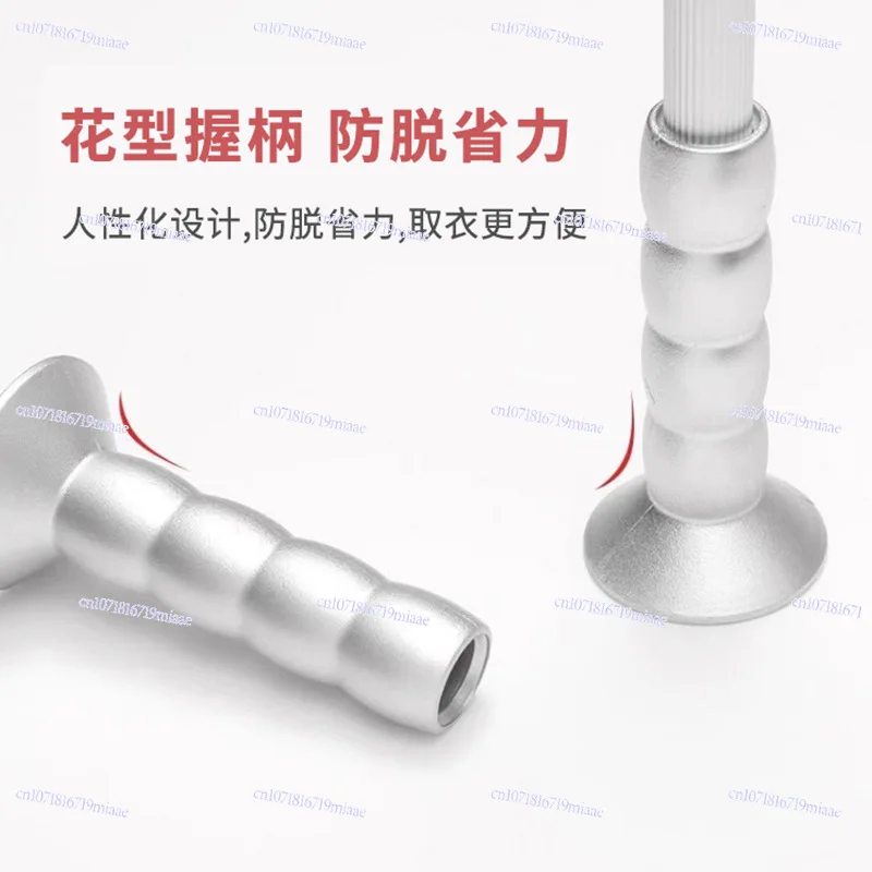 Pull-down Clothes Hanger Retractable Clothes Pass Cloakroom Household Tie Rod Wardrobe Buffer Pull-down Lift Hanger
