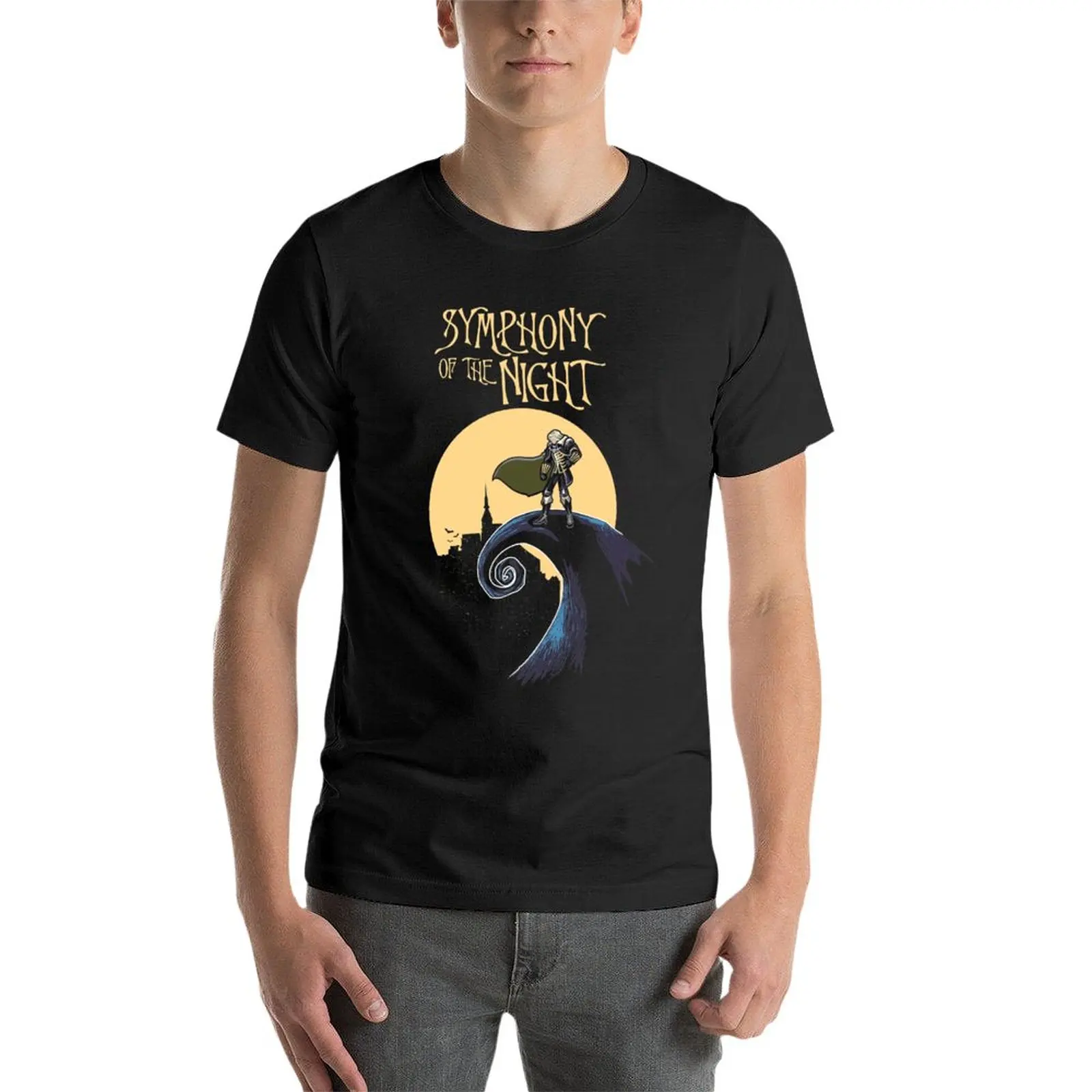 New SYMPHONY OF THE NIGHT T-Shirt graphics t shirt Short t-shirt oversized t shirts customized t shirts tshirts for men