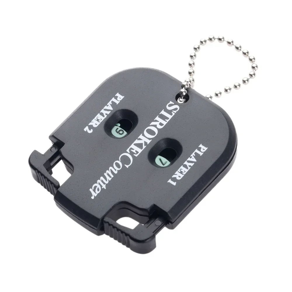 1PC Golf Ball Strike Count Mini Portable Putting Score Counter Double Digit Scorer with Keychain