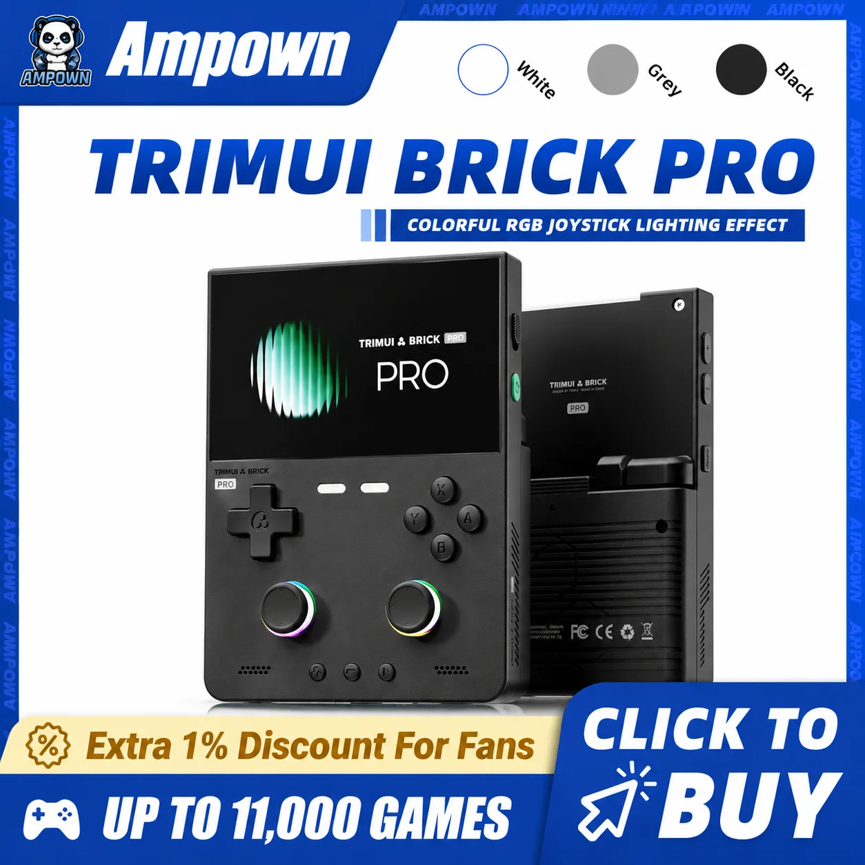 Gaming Console Zone - Console de Jeu Portable TRIMUIBRICK PRO