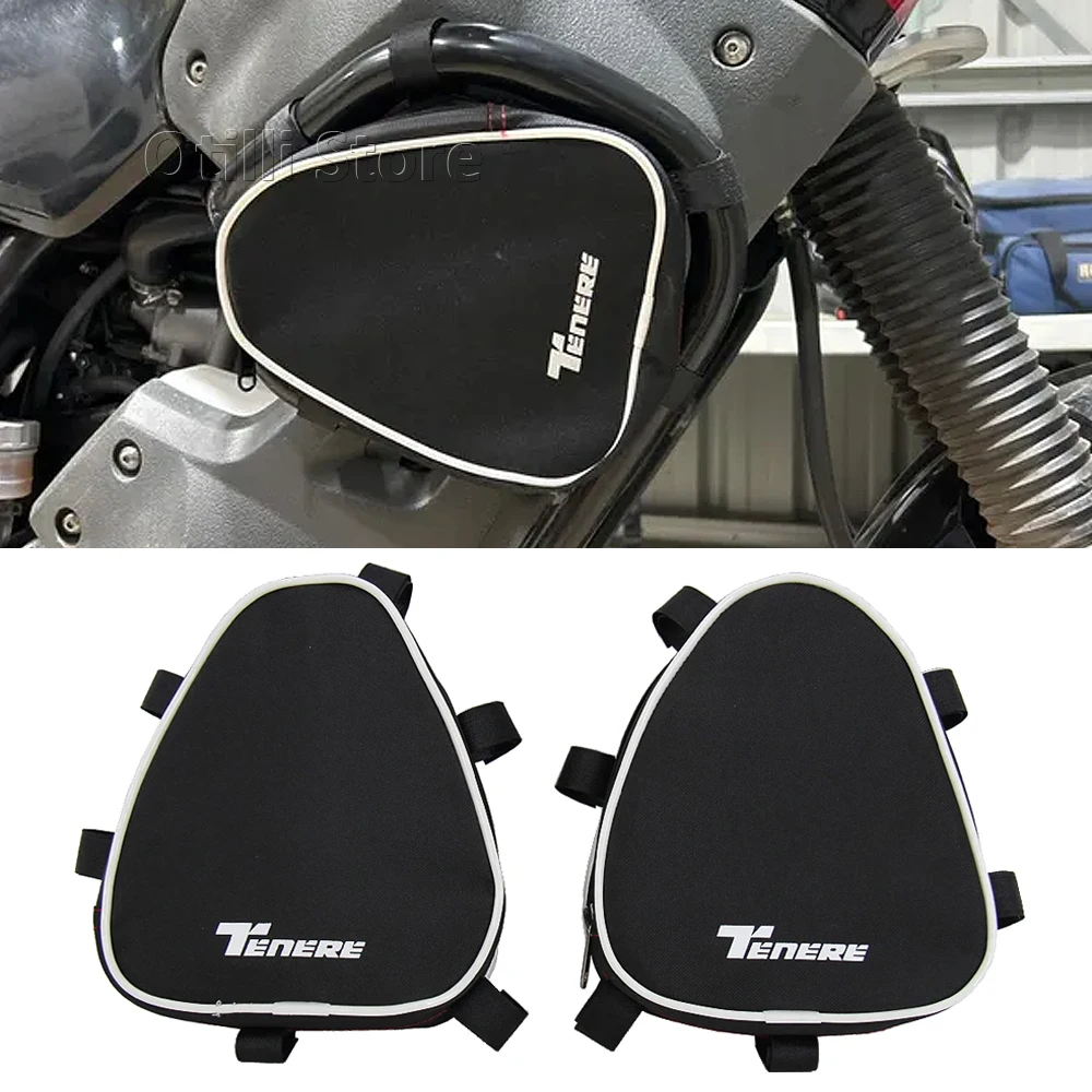 

Мотоцикл для Yamaha Tenere 660 XT660Z XTZ 660 ​ Водонепроницаемая сумка для размещения инструментов для ремонта, рамка для краш-бара, сумки для ящиков для инструментов