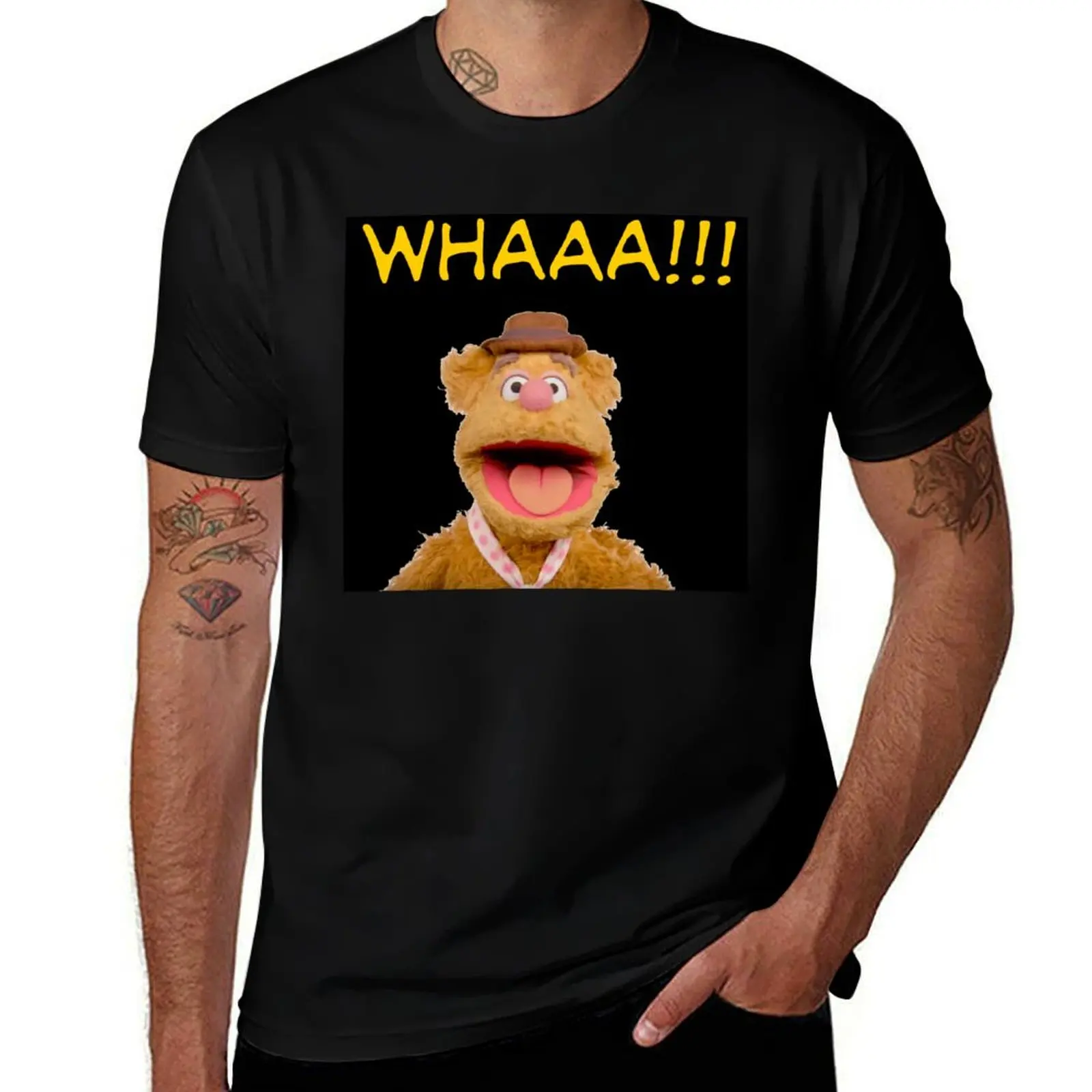 

Fozzie Bear T-Shirt t shirts for man graphic funny t shirt custom print t shirt man cotton T-Shirt