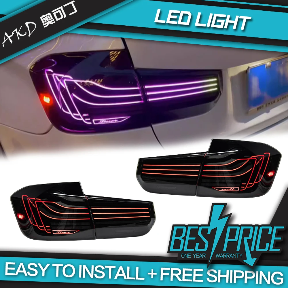 Car LED Tail Light Taillight For BMW F30 LED Tail Light 2013-2019 F35 F80 3D Rear Lamp 318i 320i 325i 330i 335i Turn Signal