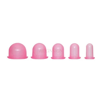 

5cans/set Silicone cupping device cans household beauty cupping special portable cupping traditional chinese medicine