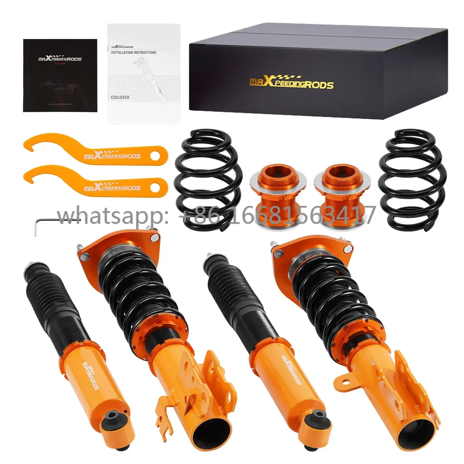 

24 Way Adj Damper Coilovers Suspension Lowering Kit For Scion TC 11-16 AGT20 Coilovers Suspension Shock Absorber