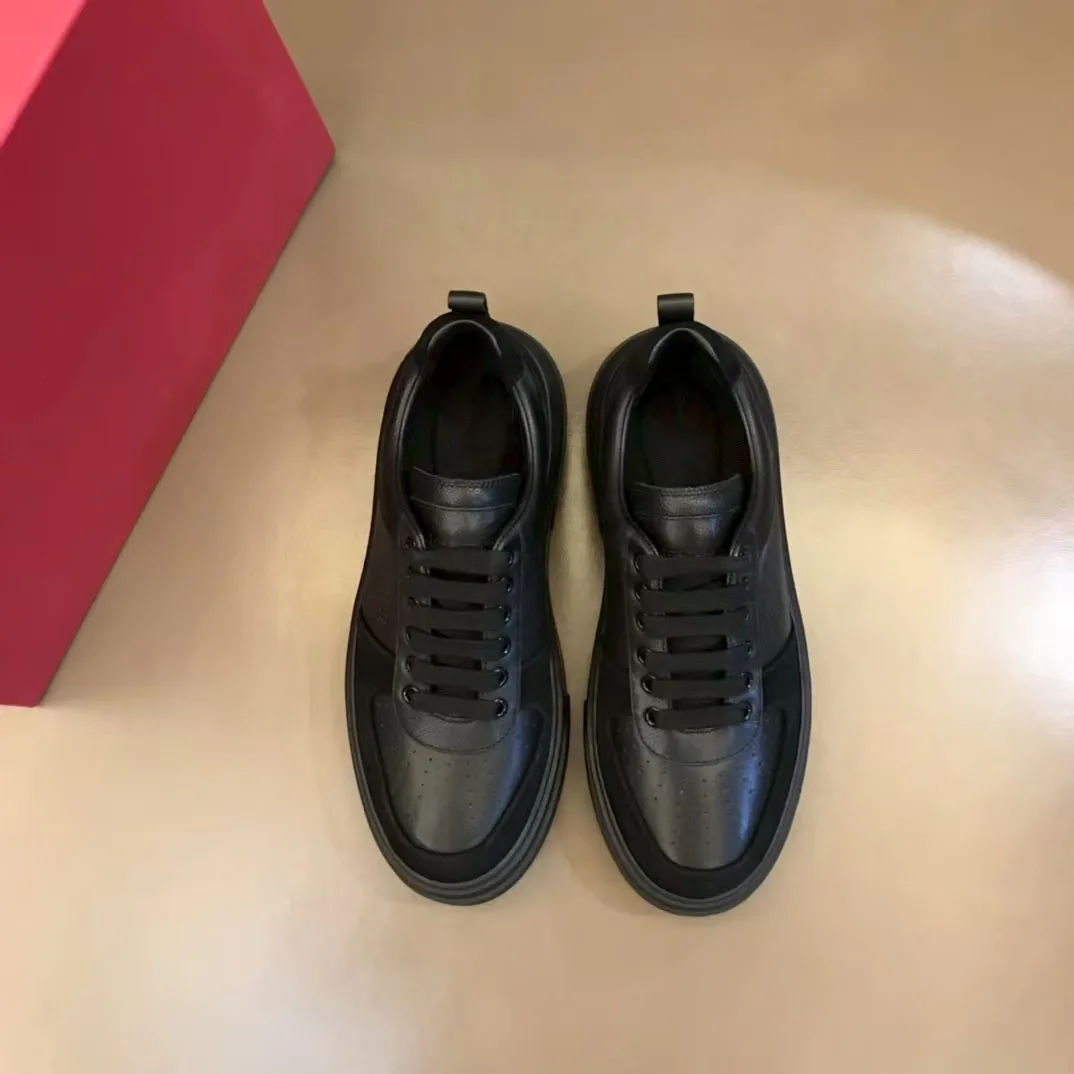 

Handcrafed Casual Sneakers Man Platform Leather Canvas Sports Running Shoes Zip Upper Trainers Breathable Men Footwear Man Shoes
