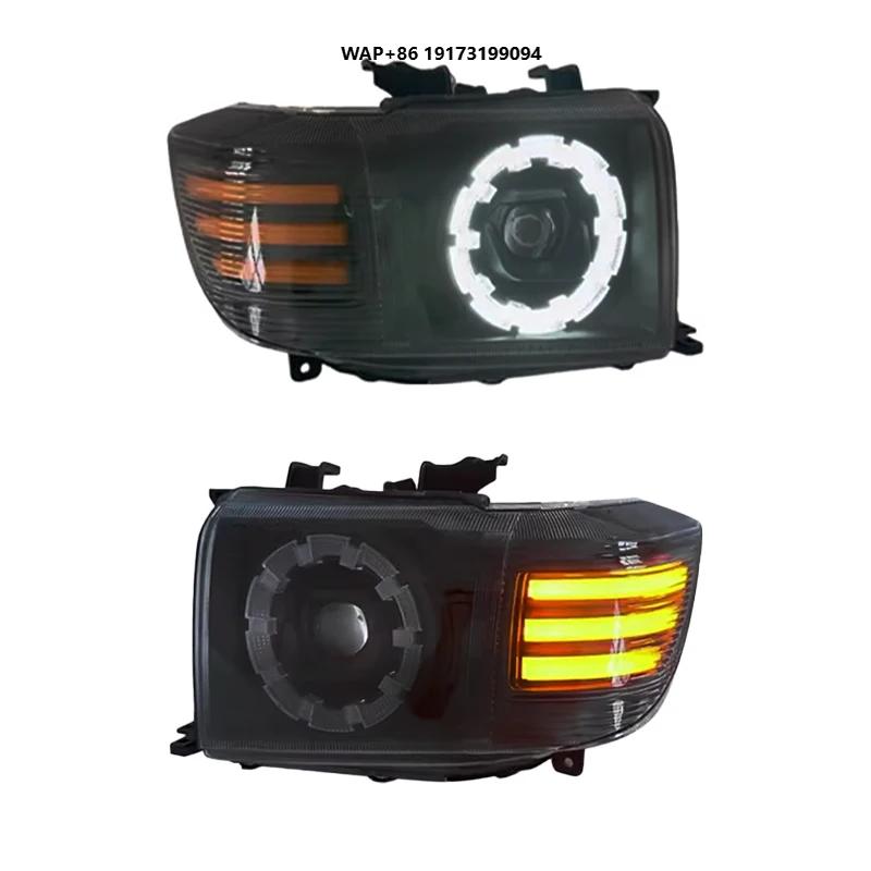 

for Toytoa-Land Cruiser Pickup Headlights LC76 79 78 Auto Part Upgrade LED Head Lamp LC 76 Daytime Running Lights