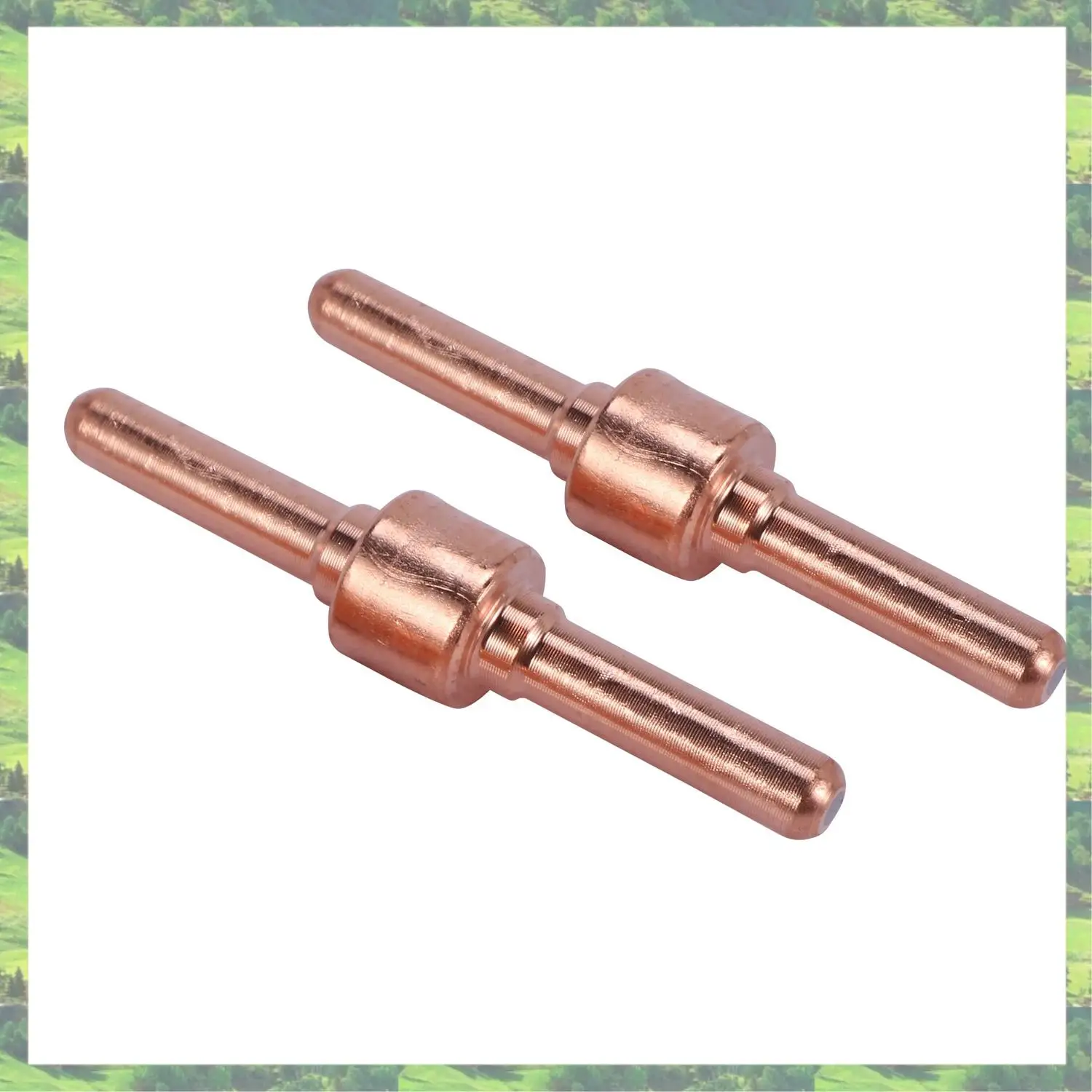 

A59Z-100Pcs Red Copper Extended Long Plasma Cutter Tip Electrodes Nozzles Kit Consumable For Pt31 Lg40 40A Cutting Welder Torch