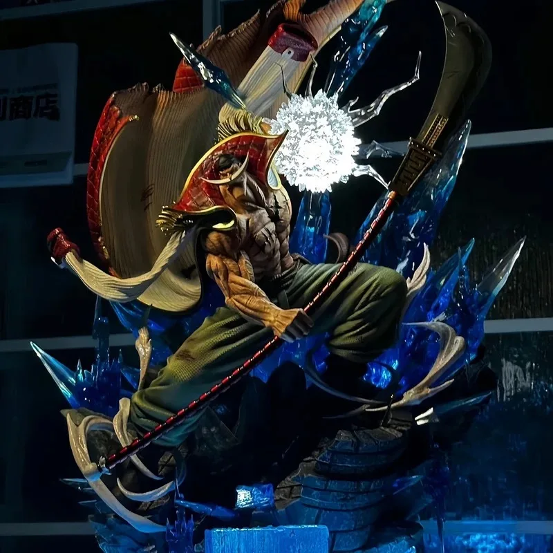 【In Stock】40cm PVC Edward Newgate Action Figure LX GK Statue Whitebeard One Piece Collectible Model Toy Room Desktop Decoration - view 4