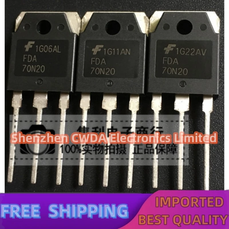 10PCS-20PCS  FDA70N20  TO-3P  200V 70A  In Stock Can Be Purchased