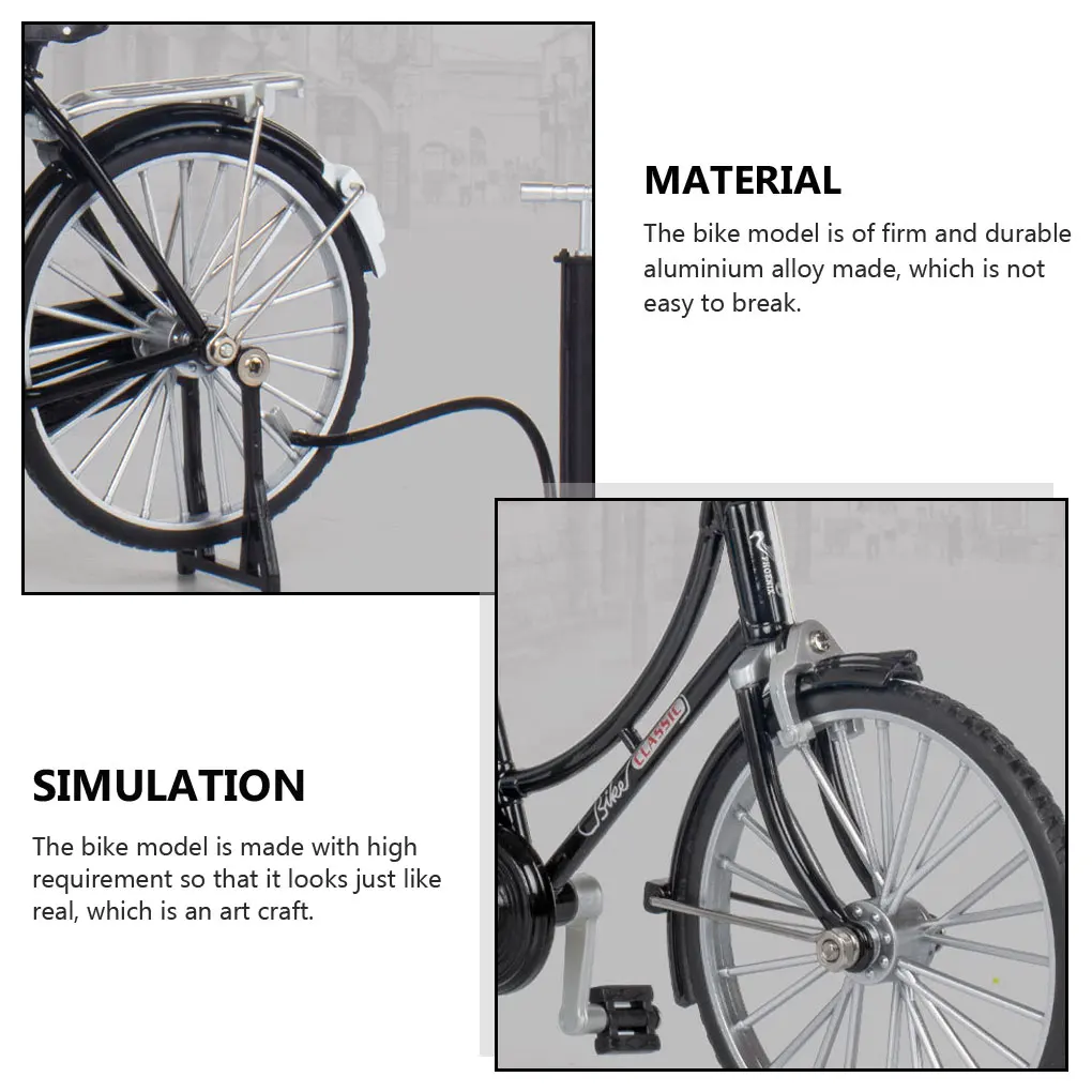 نموذج دراجة جبلية للنساء 1:10 لعبة محاكاة قابلة للجمع #4