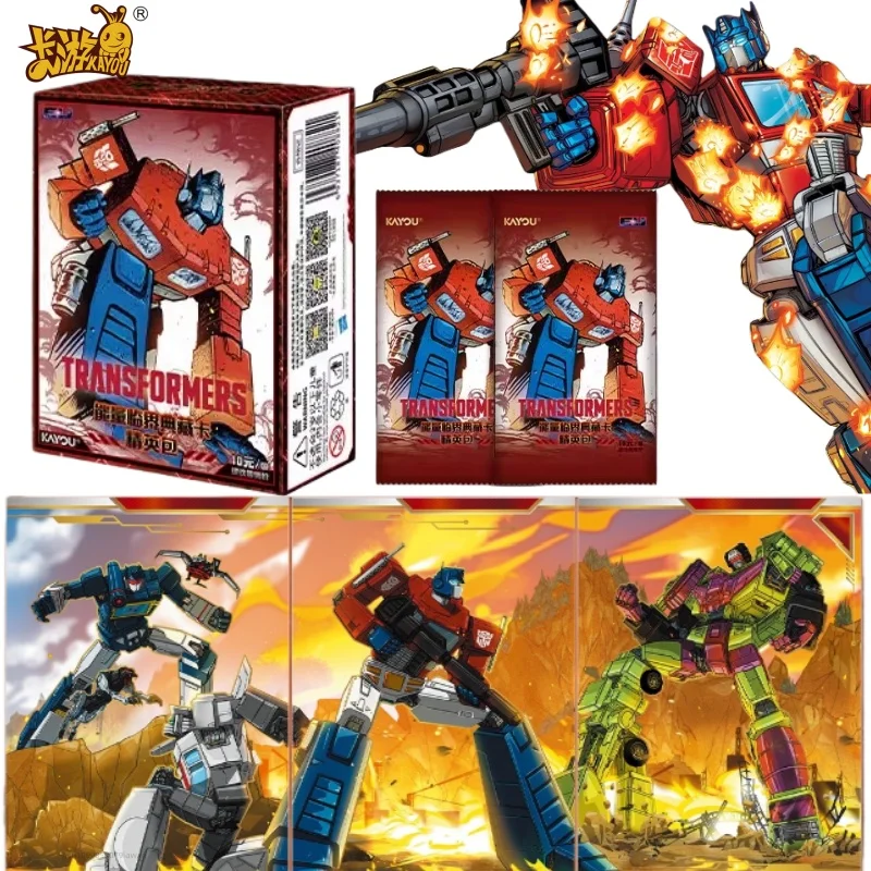 KAYOU Authentieke Nieuwe Transformers Card Energy Critical Edition Collector's Card Elite Pack Anime Merchandise Kindercadeau