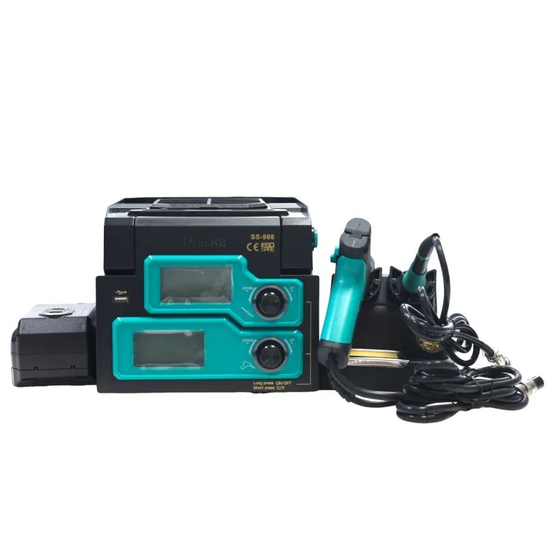 

Soldering Station SS-988H wirh Sleep Mode 200°C Auto LCD Dual Backlight 250W RoHS Power