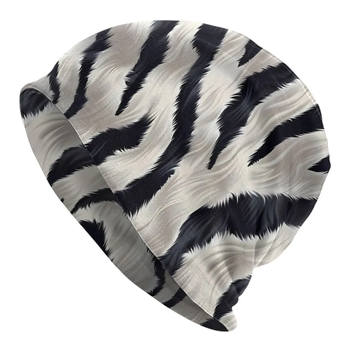 Zebra Stripes Beanies Caps Hat Fashion Bonnet Hats Men