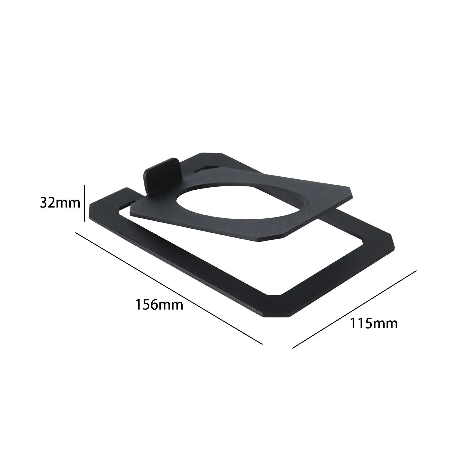 Desktop Speaker Stand Tilted Metal External Riser for Computer Equipment