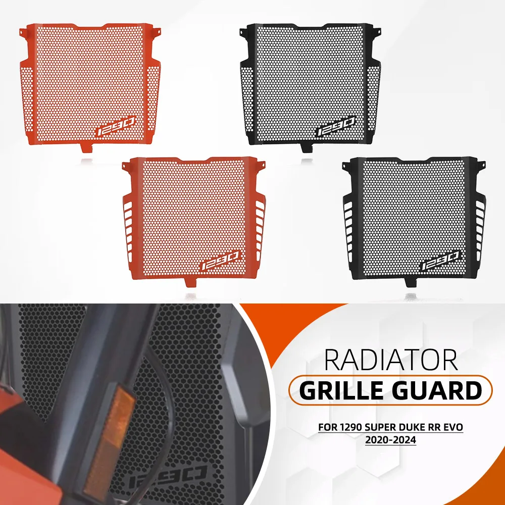 

FOR 1290 Super Duke RR Evo 2020 2021 2022 2023 2024 Motocross Radiator Protector Guard Oil Cooler Grill Cover 1290 Super Duke R