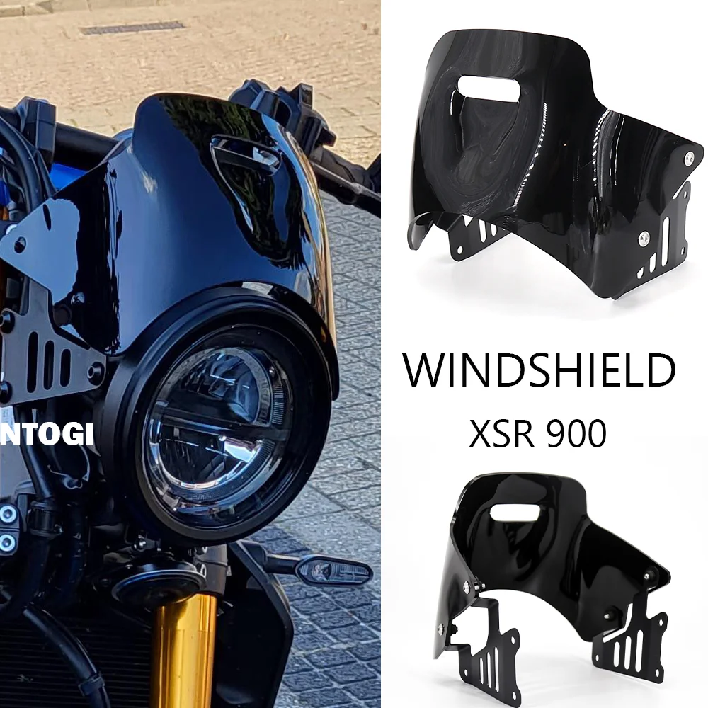 

XSR 900 Accessories Air Deflector for YAMAHA XSR900 2022-2023 Motorcycle Windscreen XSR900 Headlight Fairing XSR900 Sun Visor