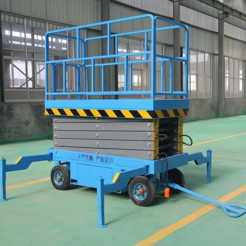 FOB 가격 크롤러 자주식 이동식 시저 리프트 플랫폼 10M 3000Kg 고소작업차 (맞춤 제작 가능)