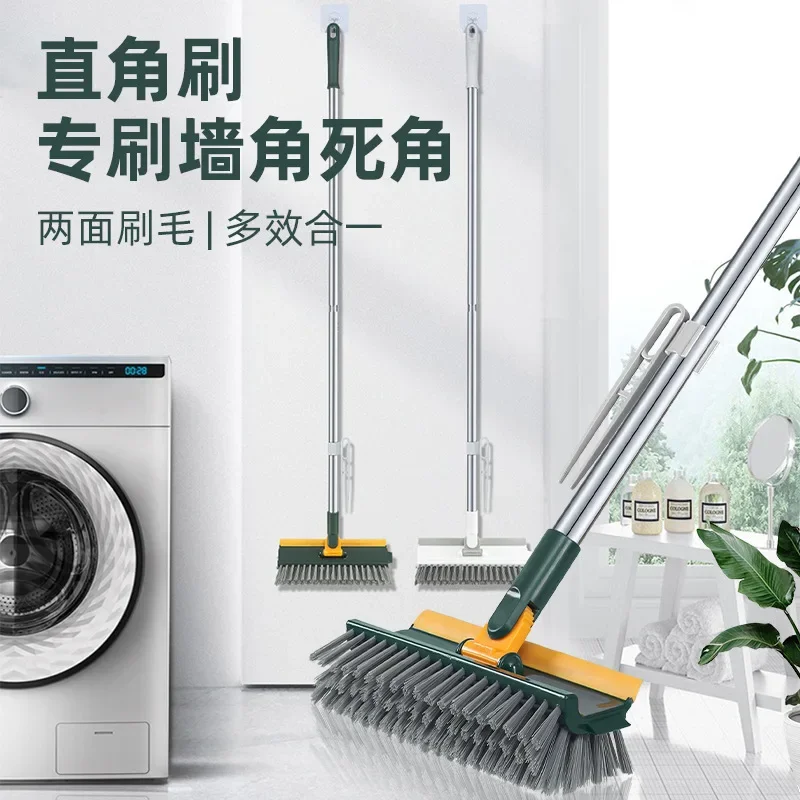 

Bathroom Corner Gap Brush Multifunctional Long Handle Floor Brush Tile Washing and Wiping Floor Brush Gap Cleaning Artifact