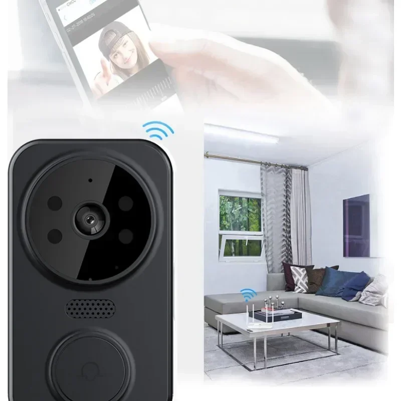 WiFi Smart Video Türklingel Kamera Zwei-Wege-Gegensprechanlage Infrarot Nachtsicht Fernbedienung Home Security System Inter com unica dor