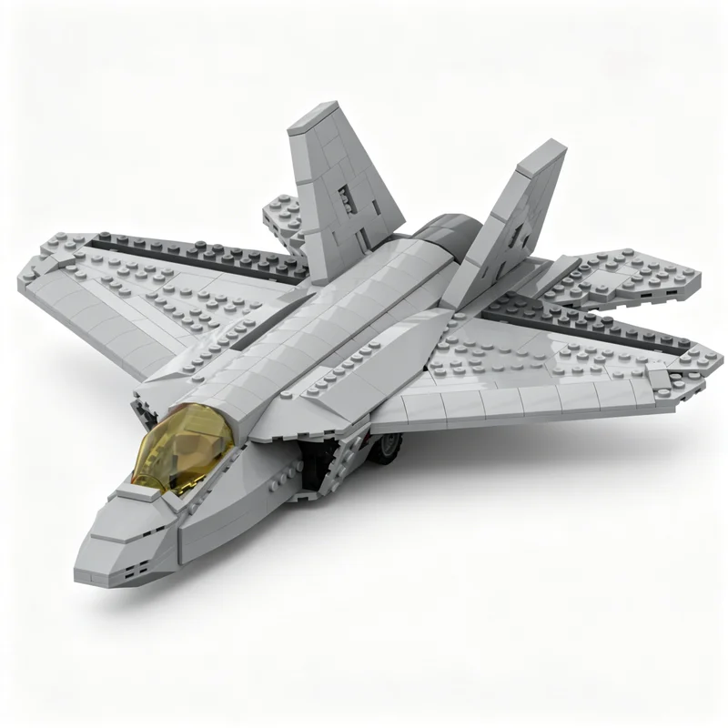 612pcs MOC Creator Creator 3-in-1 F-35 Lightning II - 100 Followers Special Mod Model Building Blocks Christmas Gifts Toy 3D Art