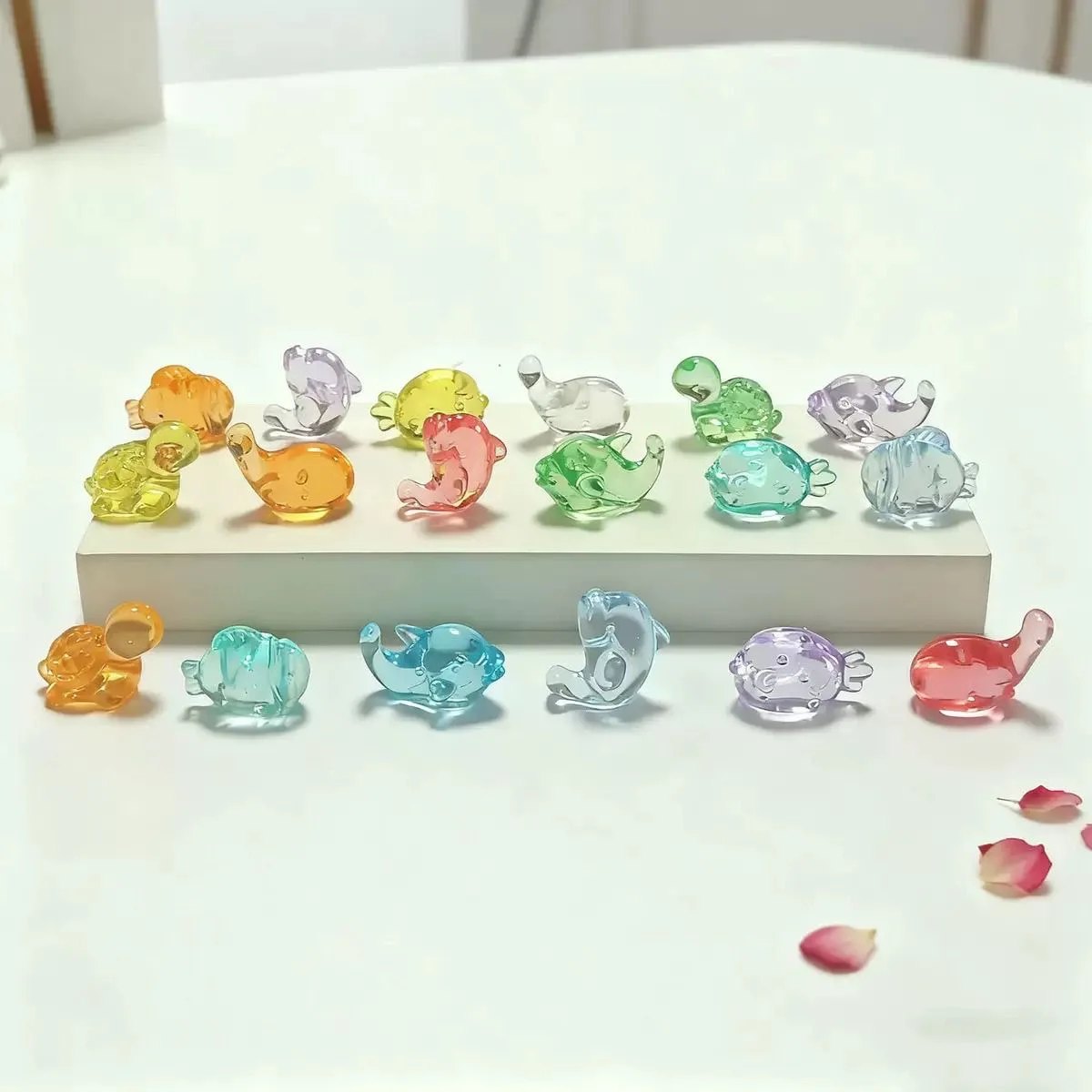 Mini Variety Mixed Cartoon Resin Animal Biological Ornament Creative Home Garden Desktop Teddy Bear Puppy Decoration Toy Gift - view 3