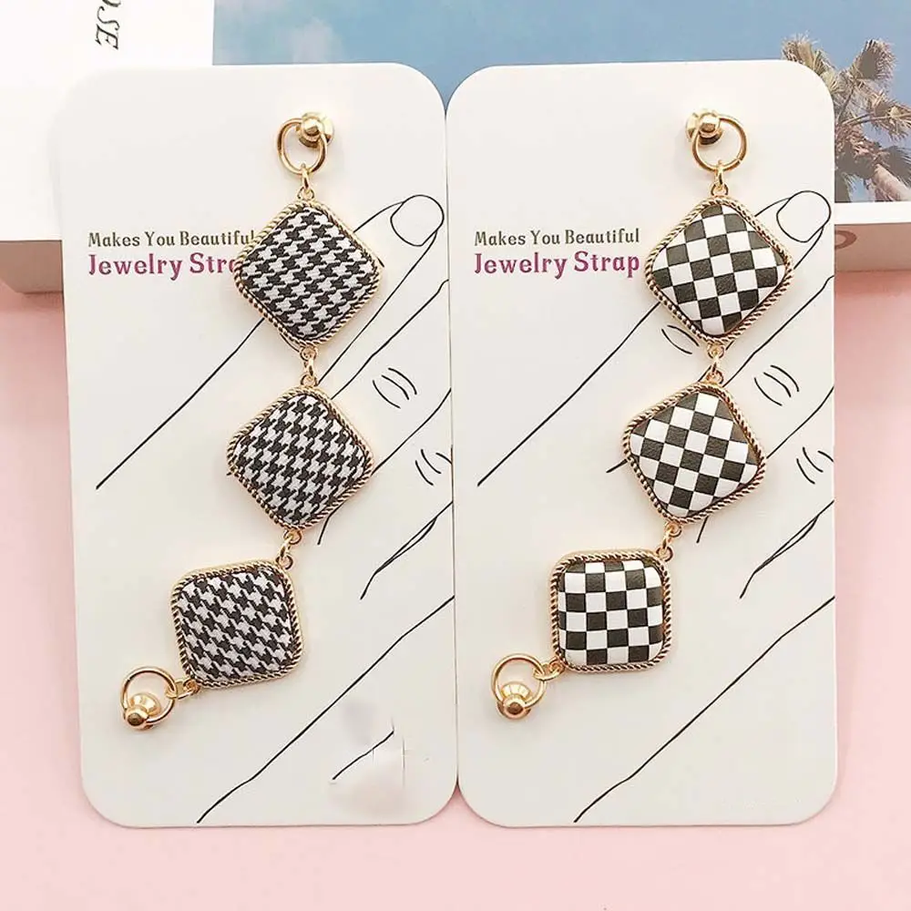 

Houndstooth Phone Strap Phone Loss Prevention Strap Phone Fall Prevention Mobile Phone Chain Phone Case Drop Hanging Chain