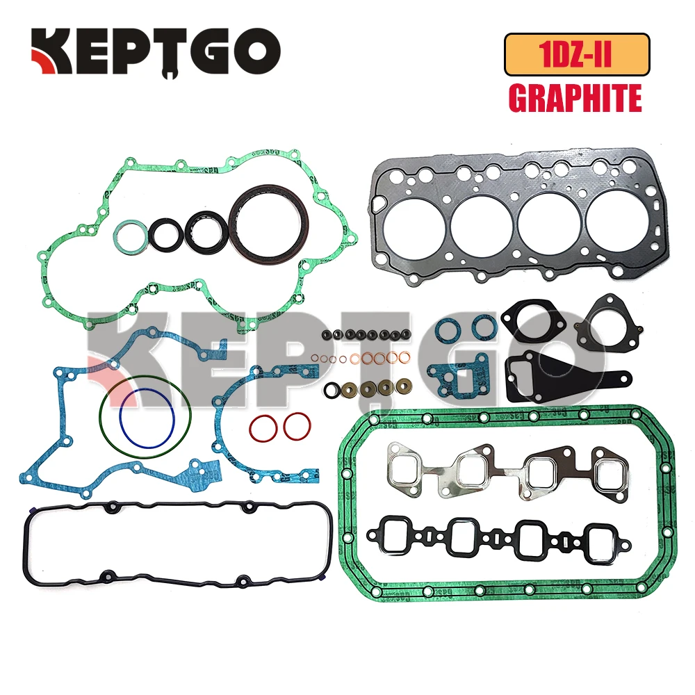 1DZ-II 1DZ-III 1DZ-2 Engine Gasket Kit For 7-8FD Forklift Skid Loader For Toyota