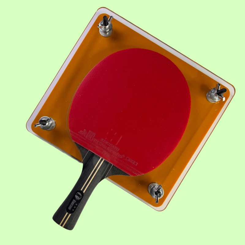 Professional Table Tennis Racket Rubber Pasting Fixture Adhesion Tool Pressing Clamp Precise Rubber Ping Pong Accessories