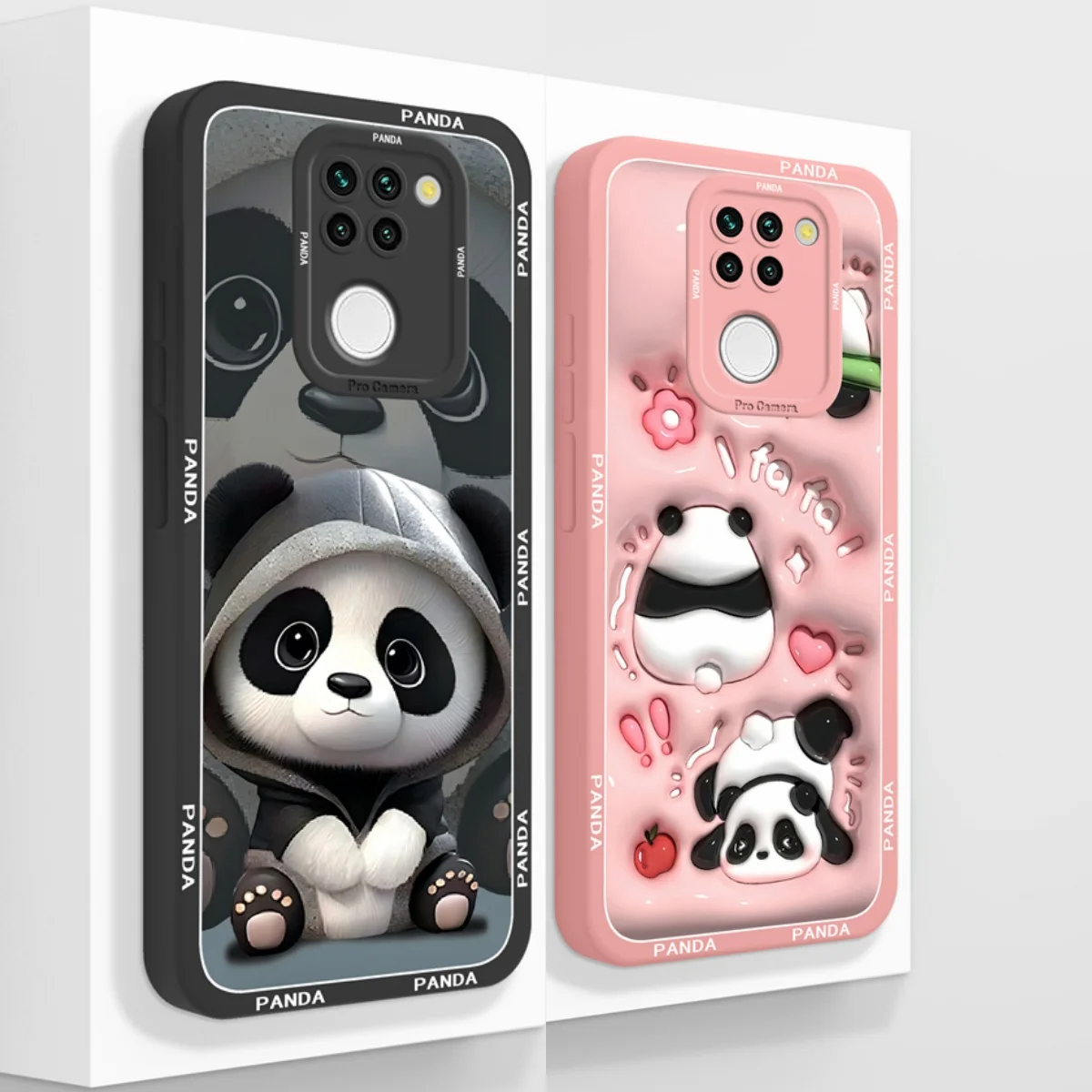 Funda para Redmi Note 9 Pro Max lindo Panda Funda de silicona líquida contraportada para Xiaomi Redmi Note9 9Pro 4G 5G 9ProMax fundas de teléfono