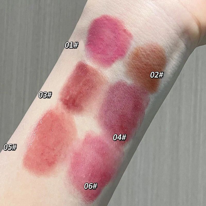 Lucidalabbra solido Herorange Heart - Lucido idratante, finitura in vetro gelatinoso, penna per rossetto per uso quotidiano