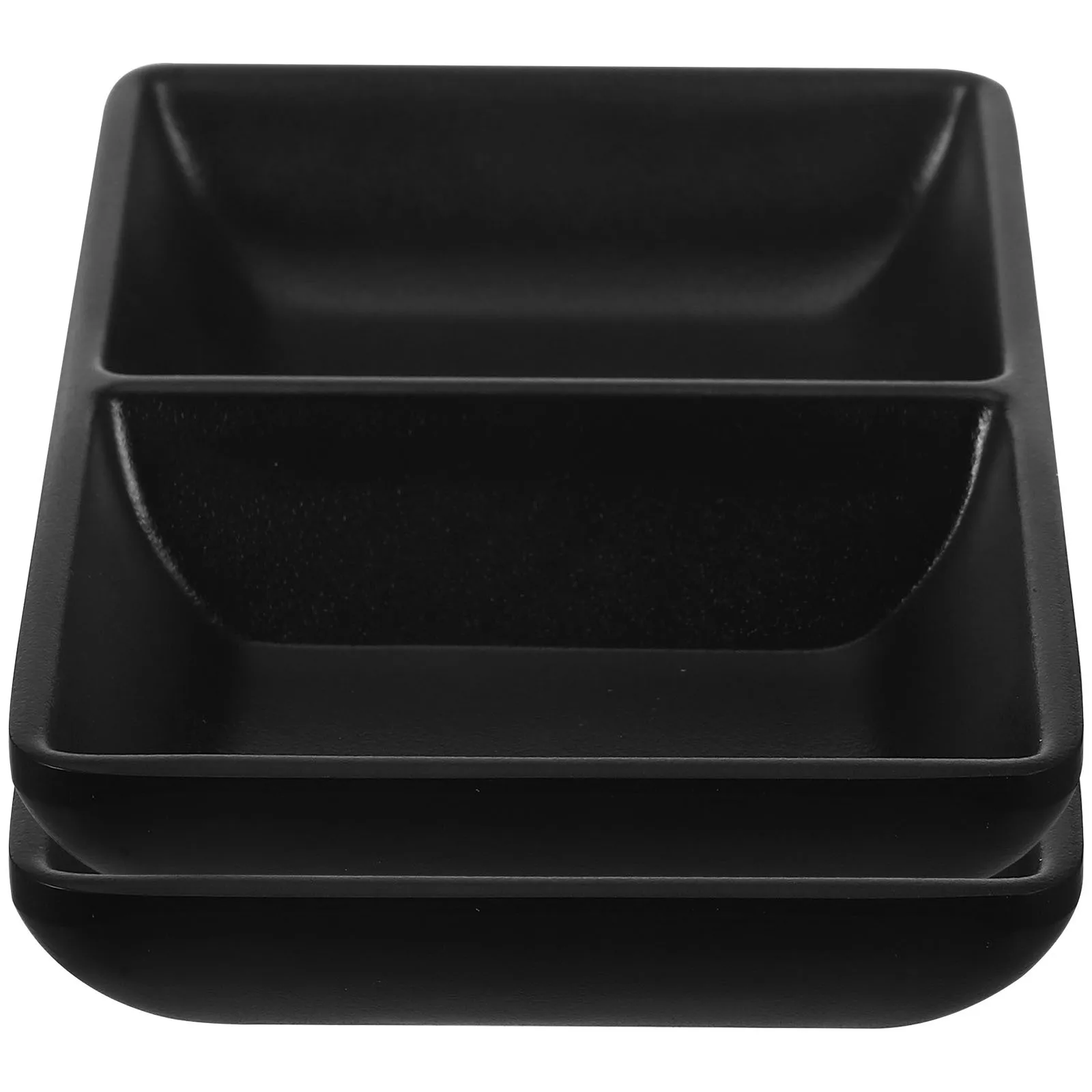 

2pcs Condiment Dishes 2-Grid Sauce Bowls For Ketchup Soy Mustard Dipping Sushi Restaurant Home Kitchen Bar Use Dipping Sauce