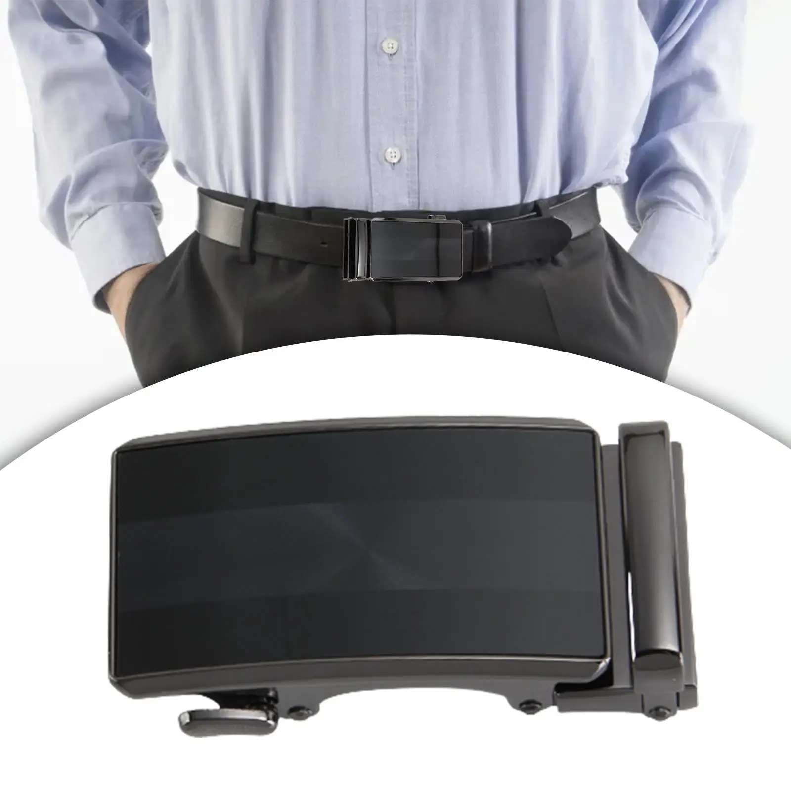 Автоматическая пряжка ремня, мужской костюм, брюки, брюки, классические стильные сменные пряжки для юбилея, свадебных вечеринок, путешествий