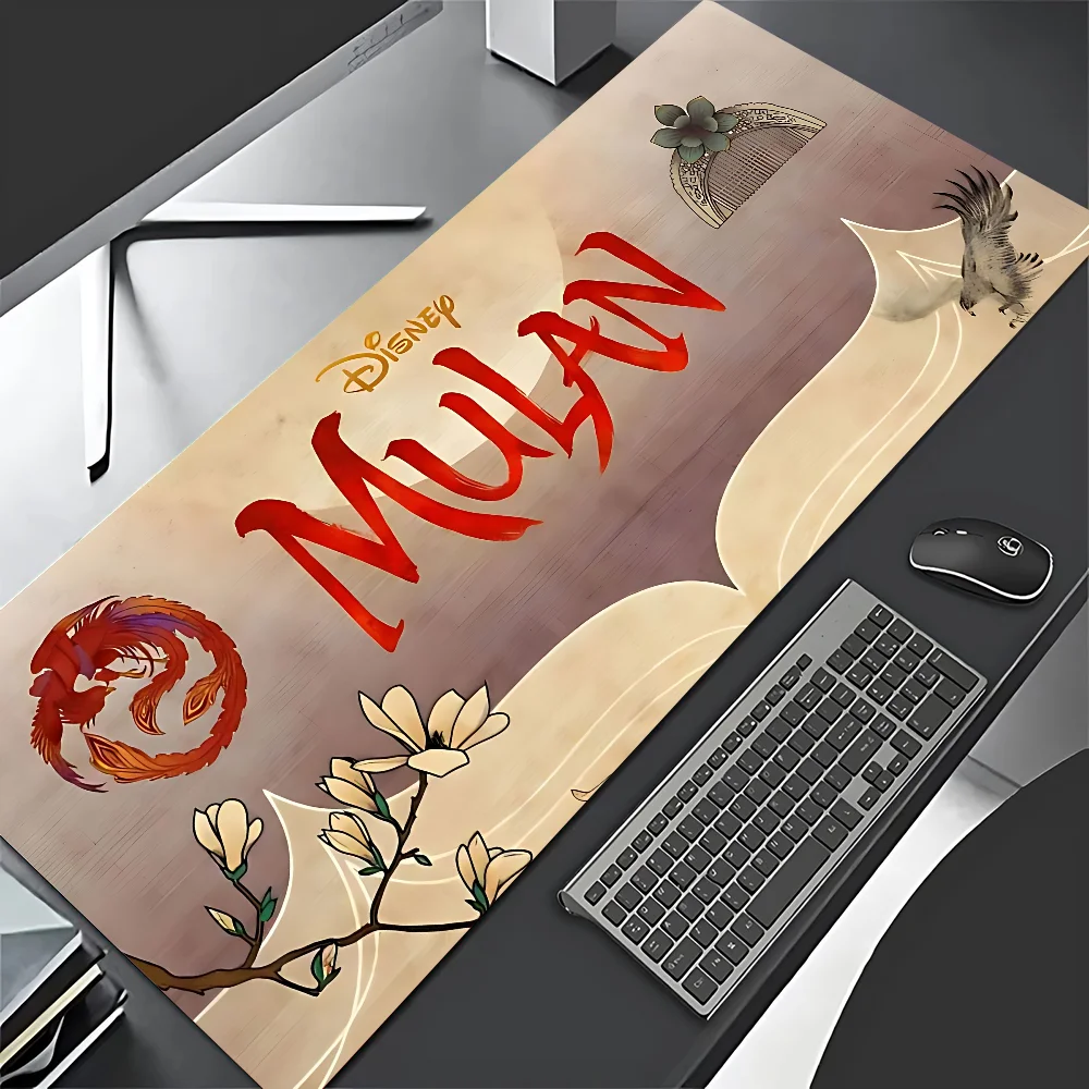 لوحة ماوس ديزني برينسيس مولان وصلت حديثًا لوحة ماوس ألعاب كبيرة مقاس L XL XXL لحصيرة لوحات المفاتيح #5