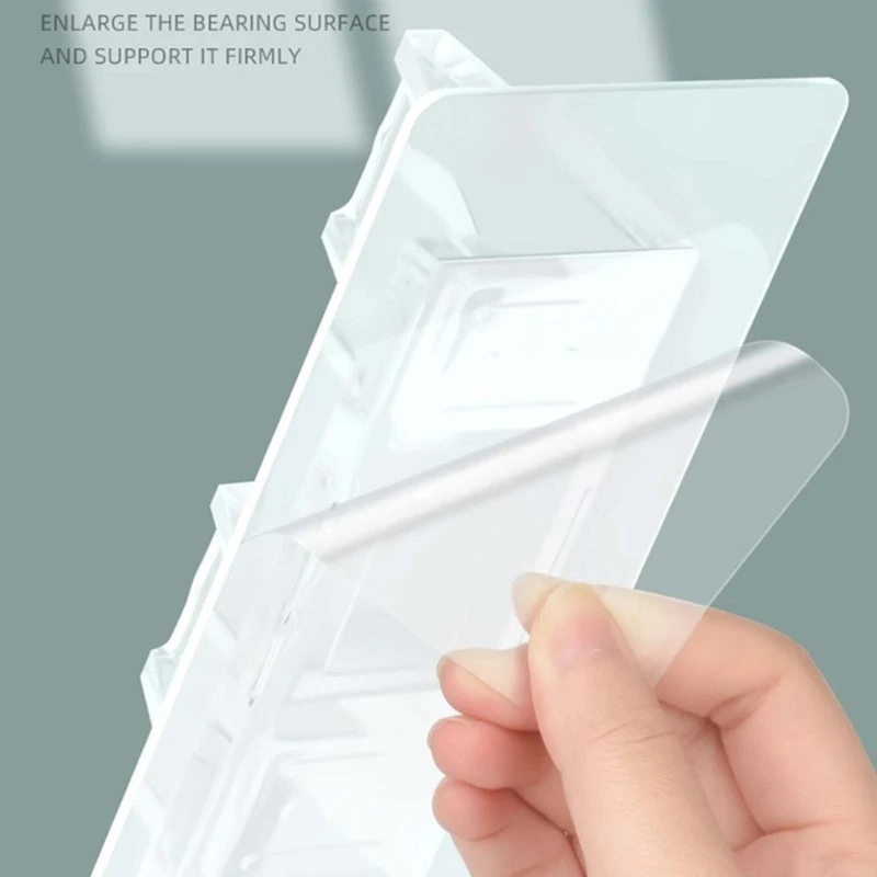 4 Buah Klip Rak Braket Rak Perekat Pasak Penyangga Rak Bebas Pukulan