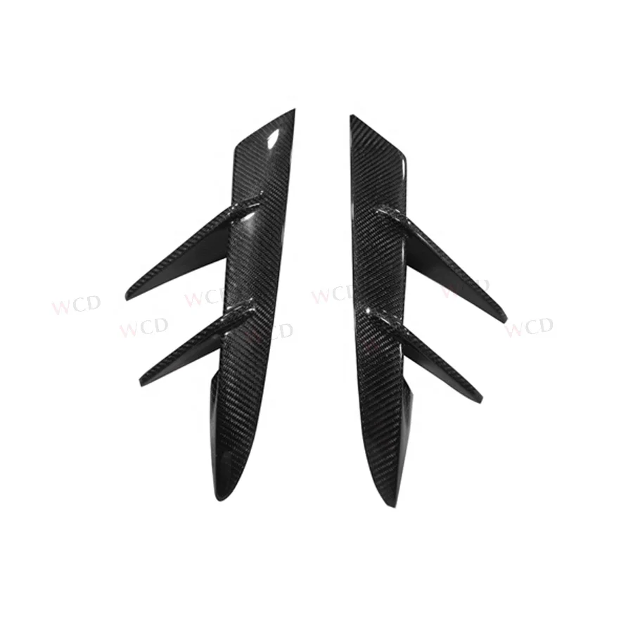 คาร์บอนไฟเบอร์คุณภาพสูงสำหรับ Toyota Supra A90 2019+ ชุดแต่งกันชนหน้า คานาร์ดด้านข้าง สปลิตเตอร์ ชุดแต่งตัวถังรถยนต์