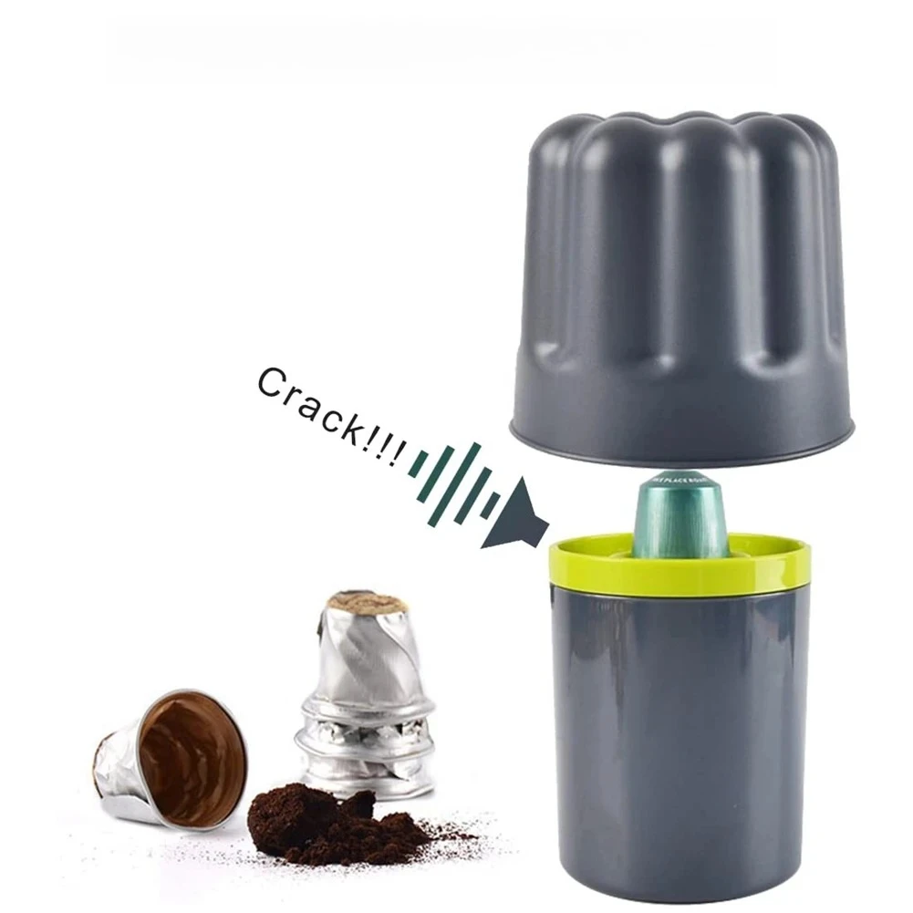 

Aluminium Coffee Capsule Recycler Box Small Size Coffee Capsule Recycling Bucket Tool