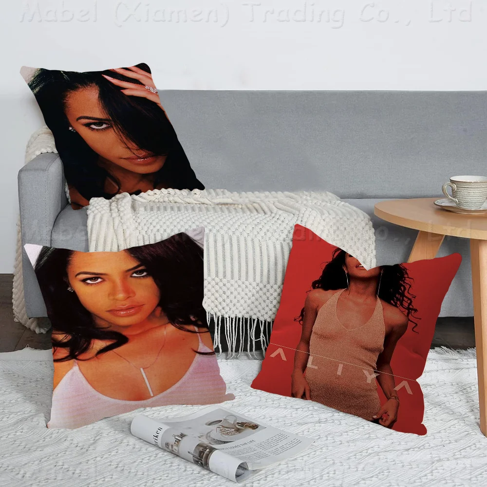 Singer A-Aaliyah Pillow Cover Design Cushion Cover Decor Holiday Decorati