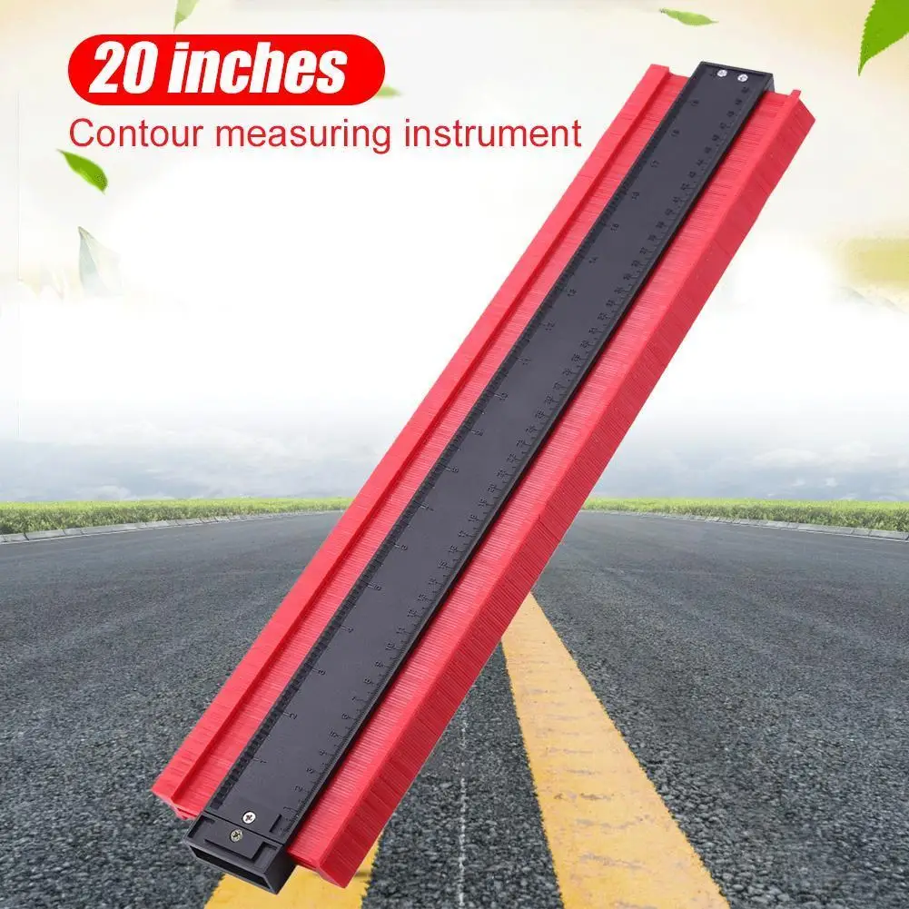 Plastic Contour Gauge Skillful Manufacture Woodworking Superior Quality Profile Copy Standard Pipe Tile Wood Laminate Tool