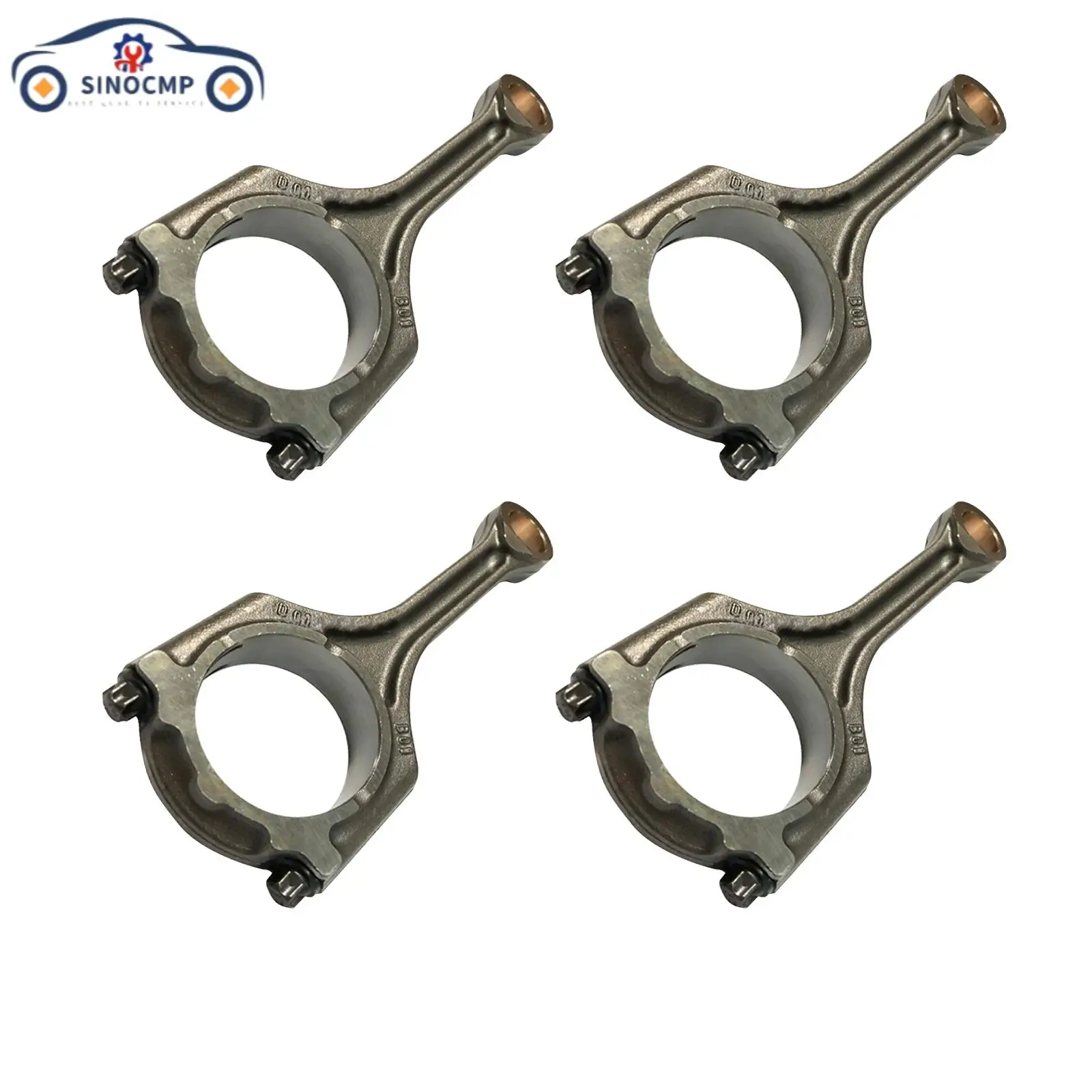 

4 шт. шатуны двигателя для LR2 Evoque Discovery Sport 2.0T 204PT 11-14, компоненты двигателей, детали шатунов