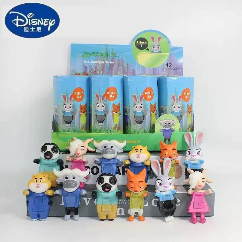 Boîte aveugle Disney Zootopia 2 série aléatoire, figurines d'anime, poupées à collectionner, cadeau pour les Fans, Surprise d'anniversaire pour enfants