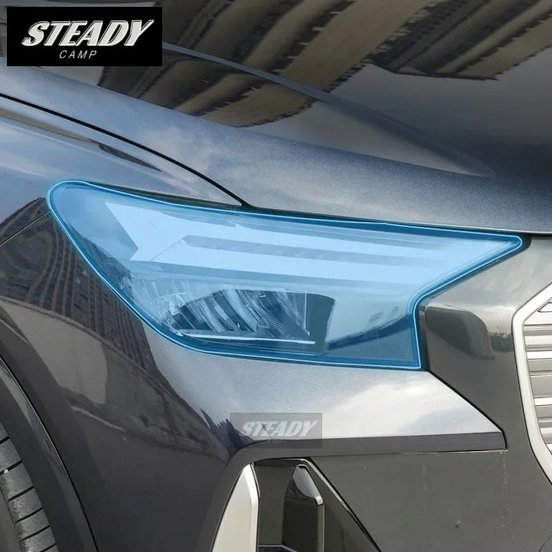 

For Audi Q4 E-tron 2022-2023 Car Exterior Headlight TPU PPF Protective Film Anti-scratch Repair Accessories