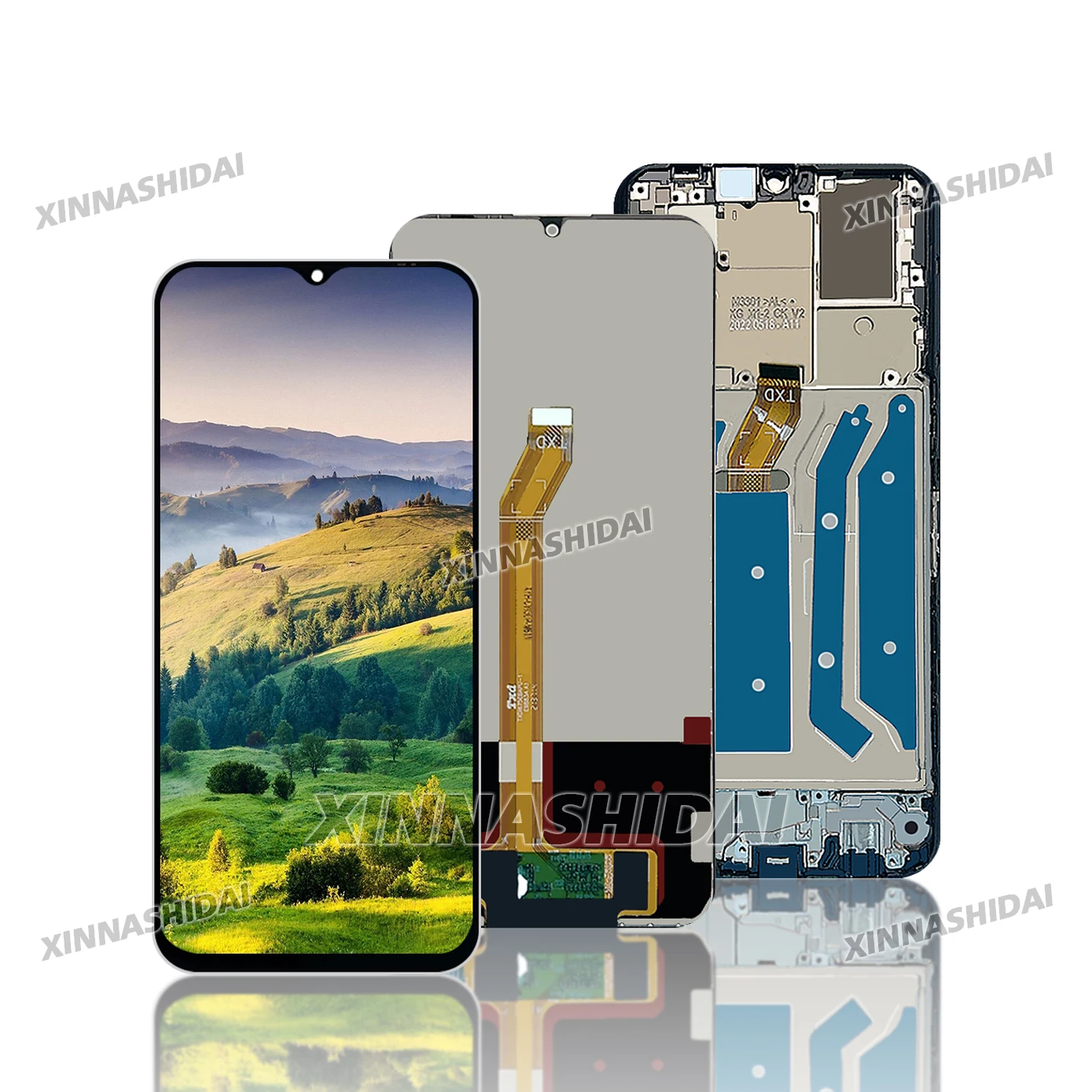 TFT-Bildschirm-Ersatz für Huawei Honor X7 LCD-Display Touchscreen-Digitizer-Glas-Baugruppe Ersatz