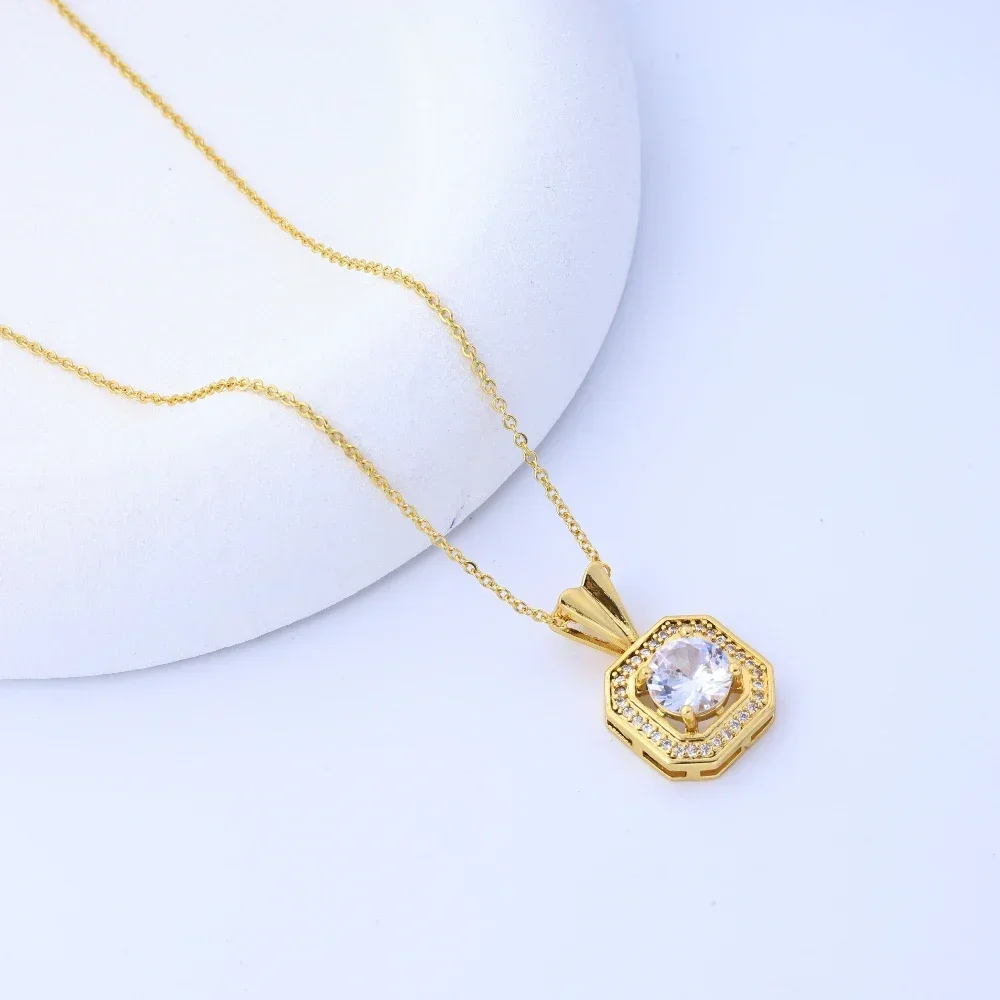 عناصر شعبية هندسية من الفولاذ التيتانيوم، قلادة زفاف فاخرة للولائم عبر الحدود، مشاهير الإنترنت الأنثوي، البرية #2