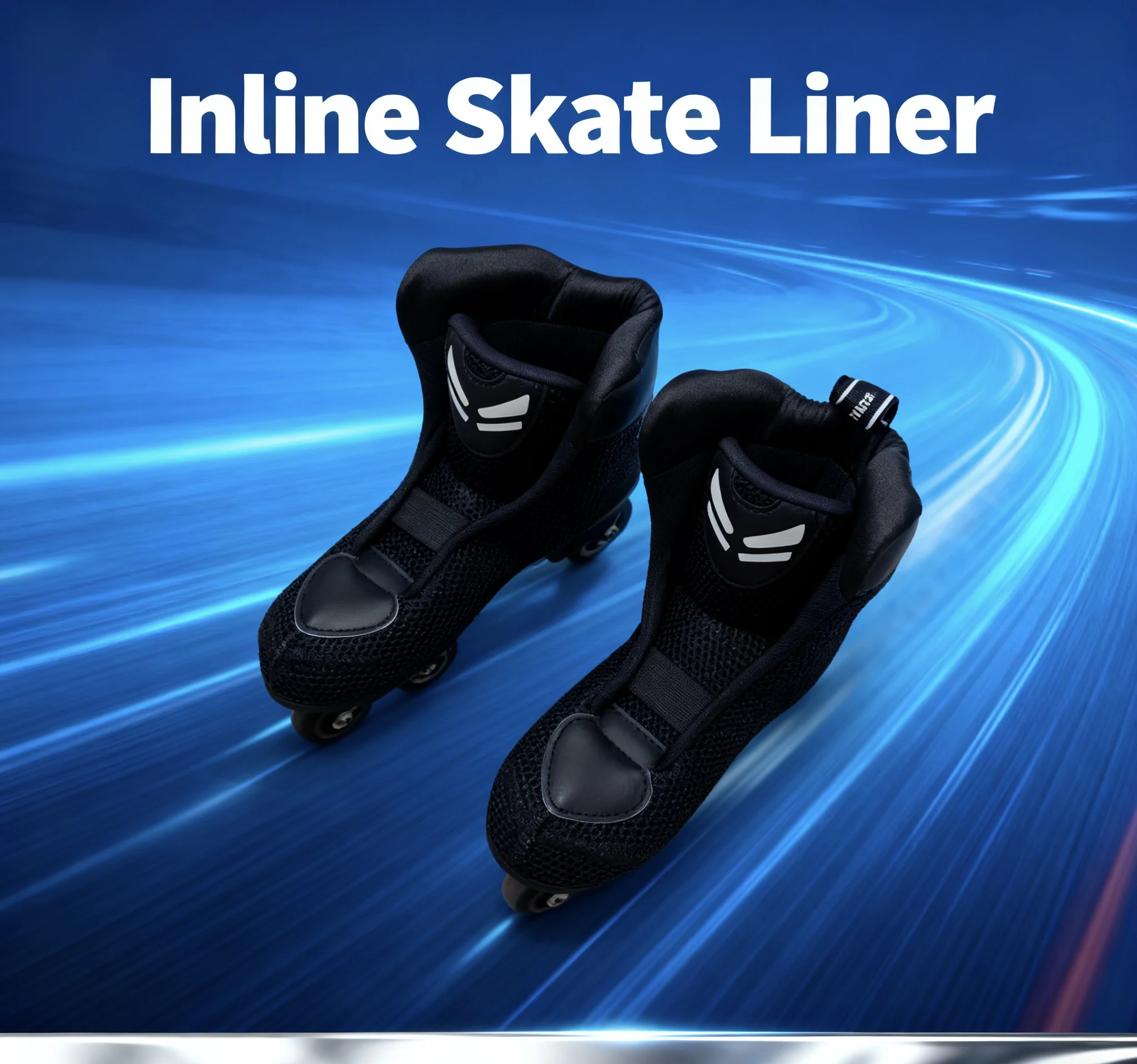 Ein Paar Universal-Rollschuh-Einlagen, abnehmbar, atmungsaktiv, stoßdämpfend, passend für Rollschuhe, Eis und Inline-Skates – Detail 8