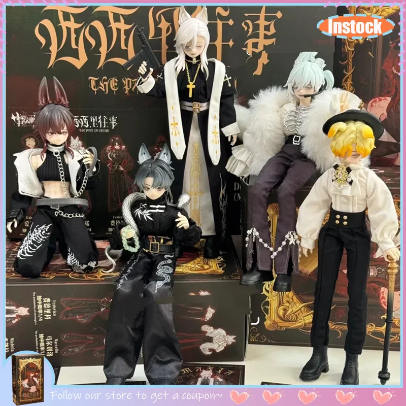 

Instock Jidongshunxi 17cm Sicily Past The Story Series Blind Box Mjd Boy With Movable Joints Anime Figure Modle Cool Style Gifts